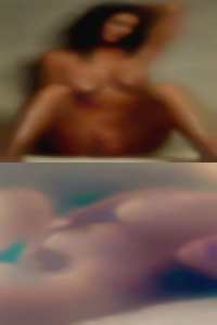Blood or nude girls bodily fluids.
